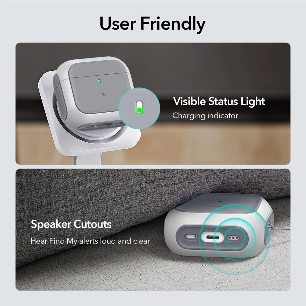 ESR Orbit Halolock MagSafe case for Apple AirPods 4 - white_6