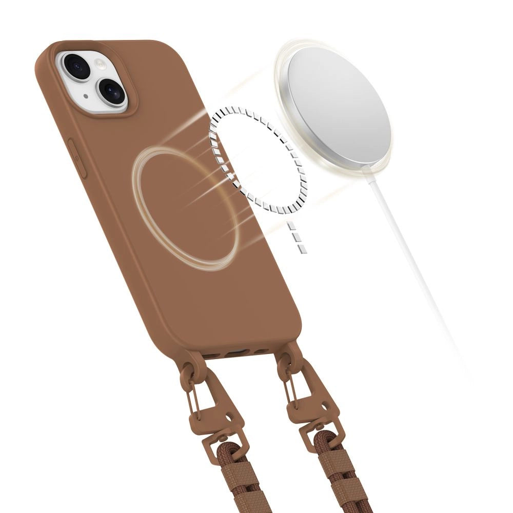 Tech-Protect MagNecklace MagSafe iPhone 14 Case - Brown_2