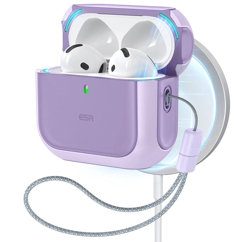 ESR Orbit Halolock MagSafe case for Apple AirPods 4 - purple_0
