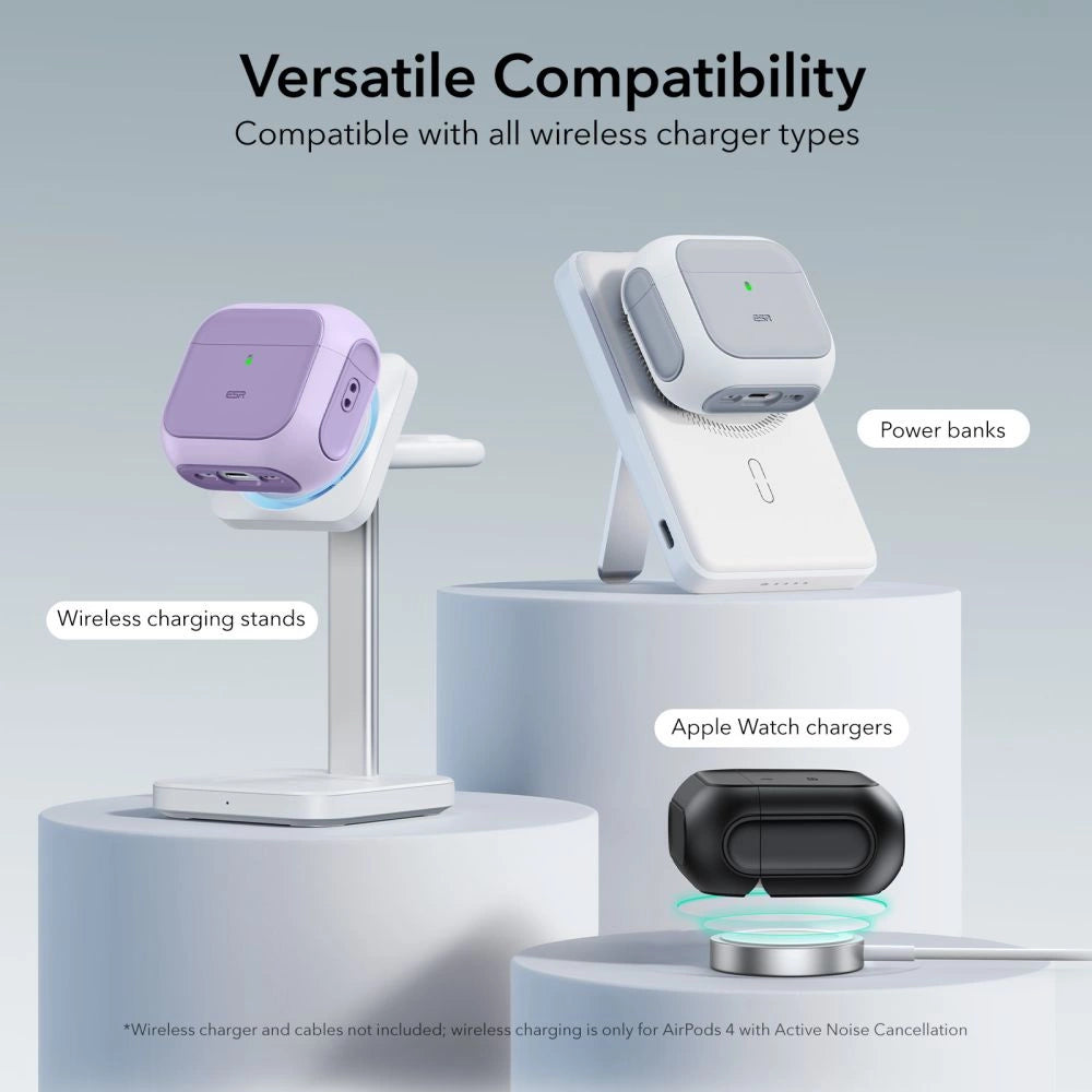 ESR Orbit Halolock MagSafe case for Apple AirPods 4 - purple_4