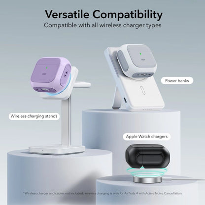 ESR Orbit Halolock MagSafe case for Apple AirPods 4 - purple_4