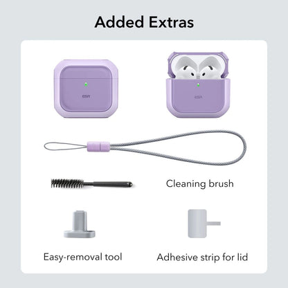 ESR Orbit Halolock MagSafe case for Apple AirPods 4 - purple_7