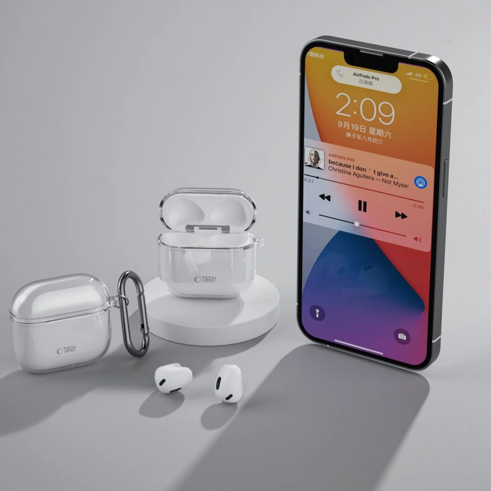 Tech-Protect FLEXAir Case for Apple AirPods 4 - Transparent_4