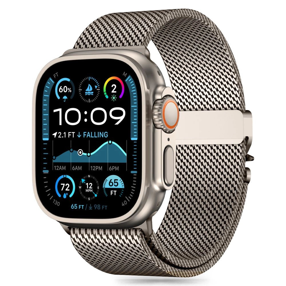 Tech-Protect Milano strap for Apple Watch 6 / 7 / 8 / 9 / 10 / SE / Ultra 1 / 2 (44 / 45 / 46 / 49 MM) - titanium_0