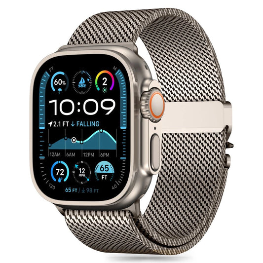 Tech-Protect Milano strap for Apple Watch 6 / 7 / 8 / 9 / 10 / SE / Ultra 1 / 2 (44 / 45 / 46 / 49 MM) - titanium_0