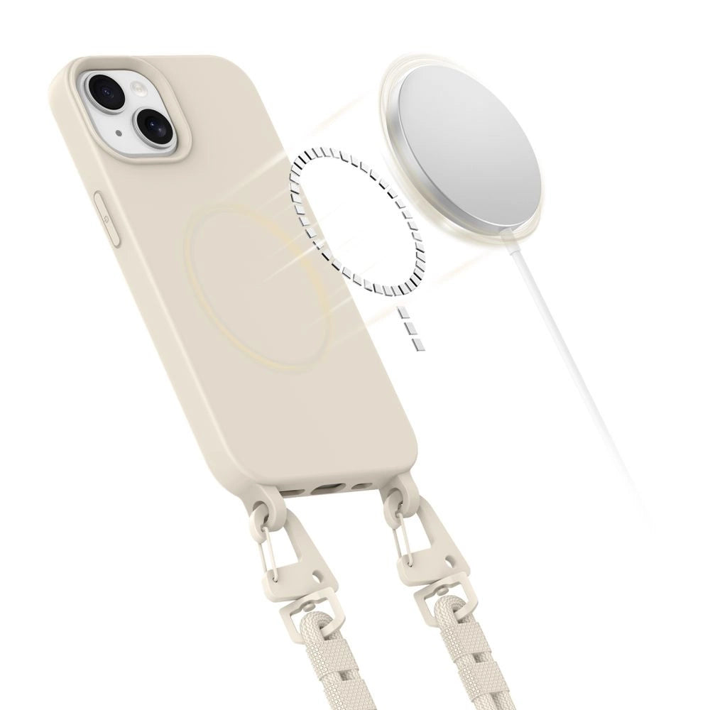 Tech-Protect MagNecklace MagSafe iPhone 14 Case - Beige_2
