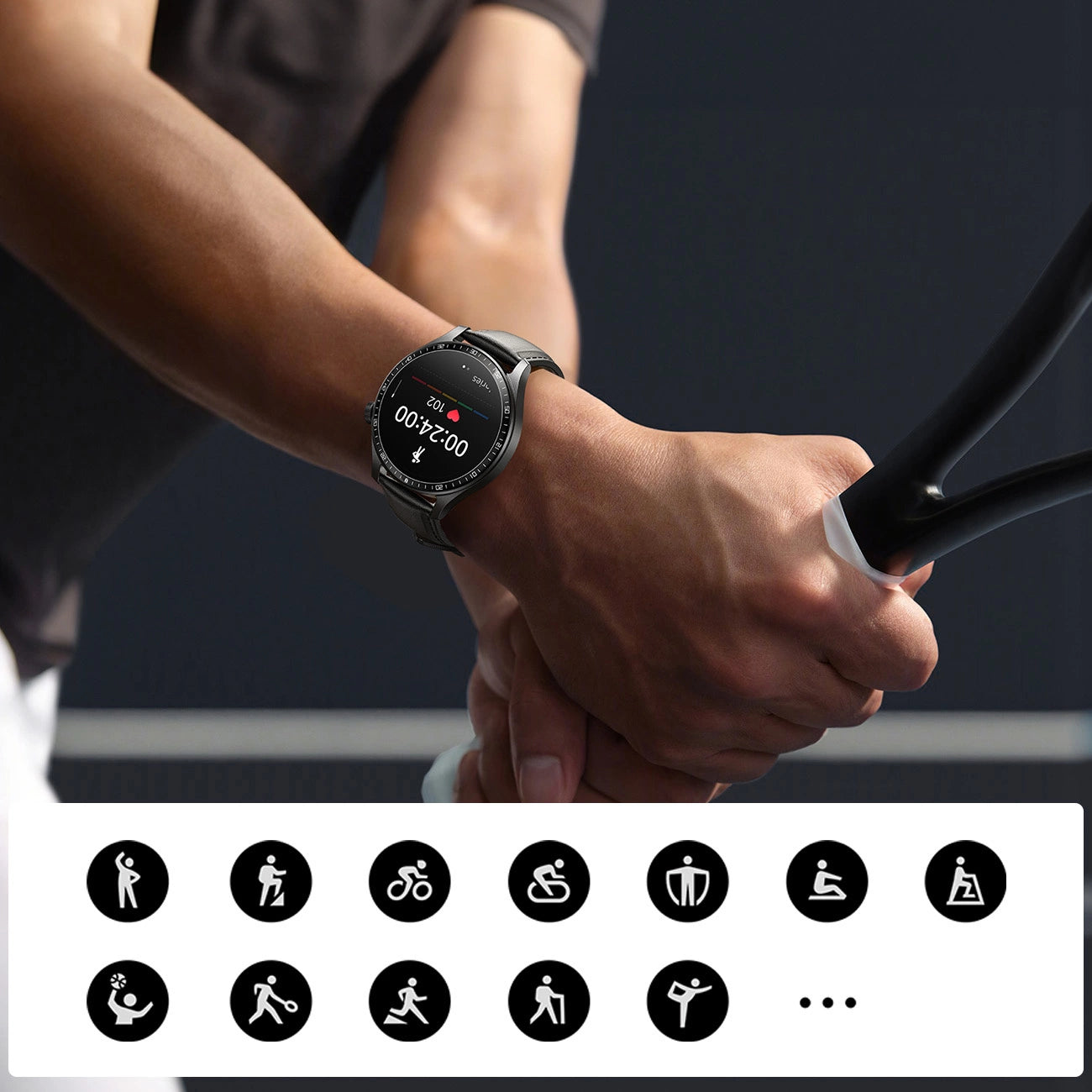 Joyroom Classic Series JR-FC2 Pro Smartwatch with Call Answering Function - Dark Gray_23
