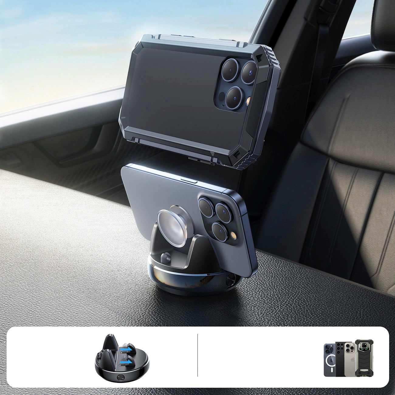 Joyroom JR-ZS330 Car Holder Stand - Black_17