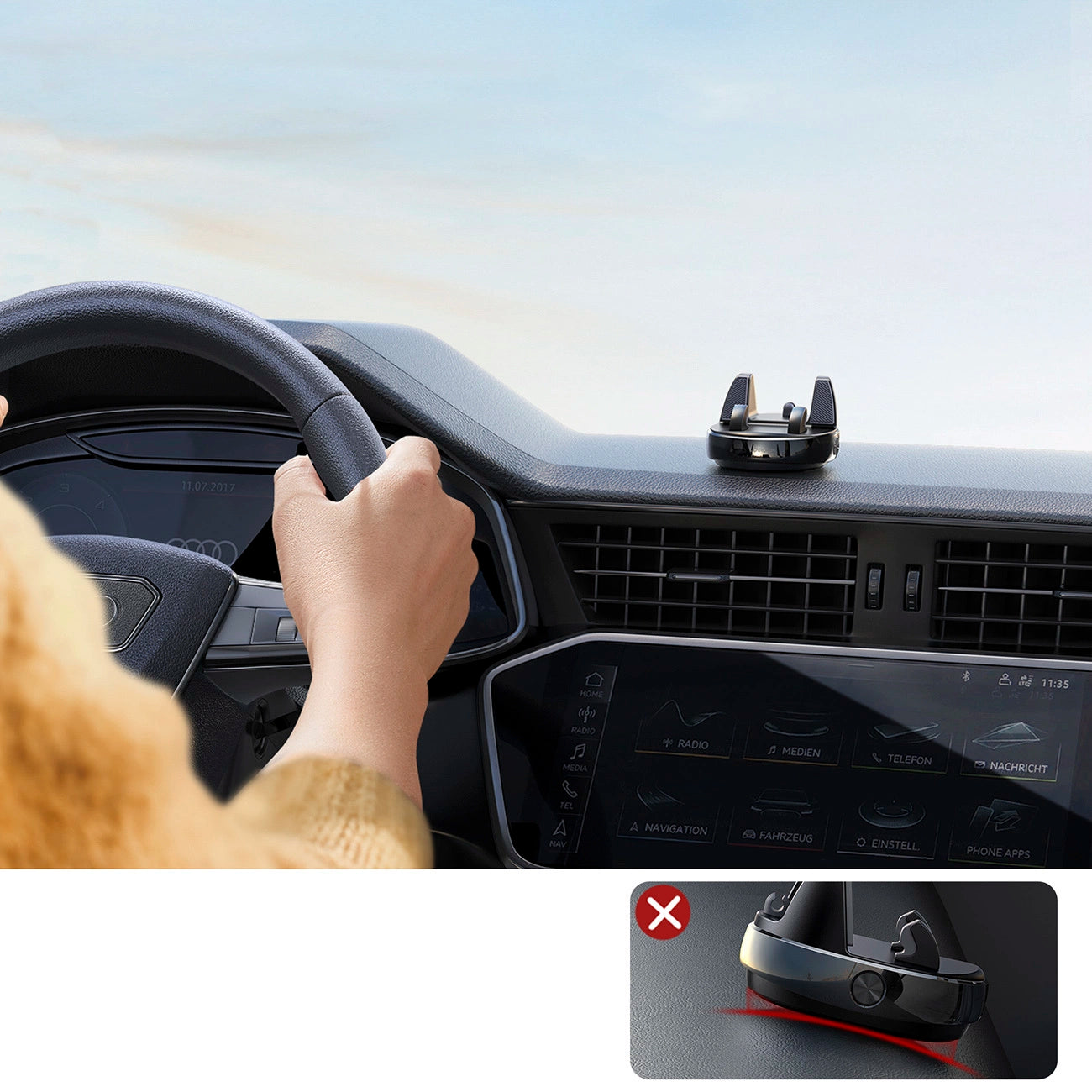Joyroom JR-ZS330 Car Holder Stand - Black_18