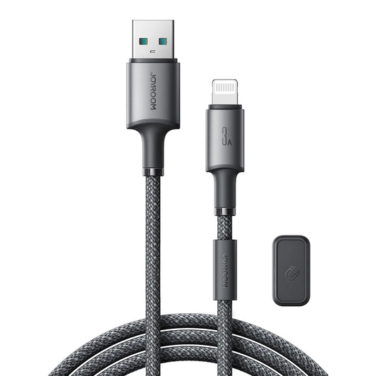 Joyroom S-A50 Unlimited Series 3A USB-A - Lightning Cable with Magnetic Organizer 1.2m - Gray_0