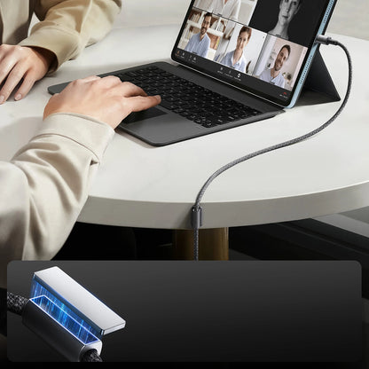 Joyroom S-A50 Unlimited Series 3A USB-A - USB-C Cable with Magnetic Organizer 1.2m - Gray_14
