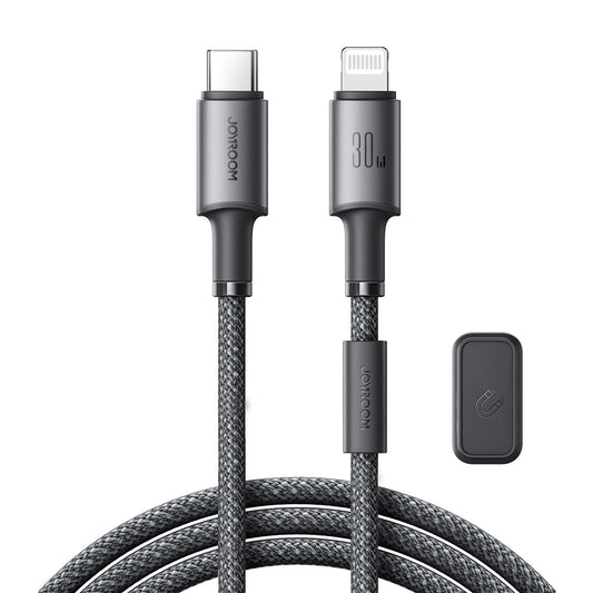 Joyroom S-A50 Unlimited Series 60W USB-C - Lightning Cable with Magnetic Organizer 1.2m - Gray_0