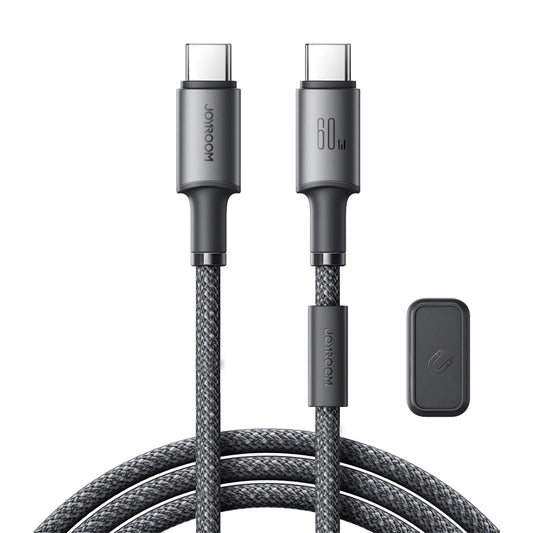 Joyroom S-A50 Unlimited Series 60W USB-C - USB-C Cable with Magnetic Organizer 1.2m - Gray_0