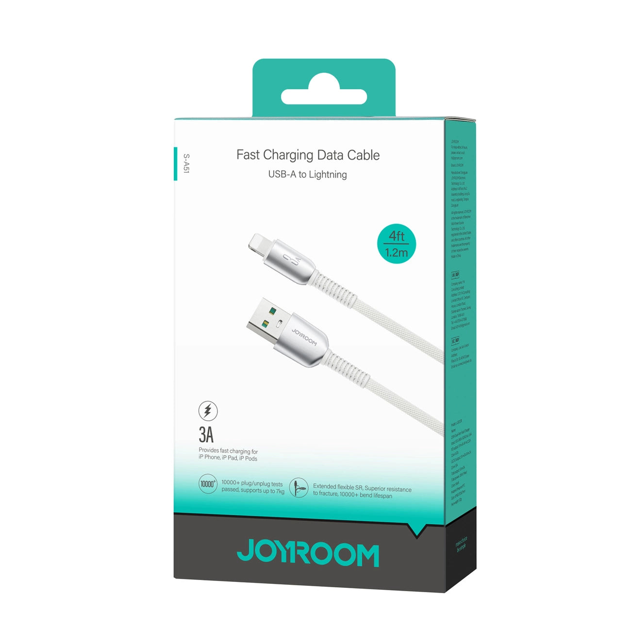 Joyroom S-A51 Cutting-Edge Series 3A USB-A - Lightning cable 1.2m - gray_10