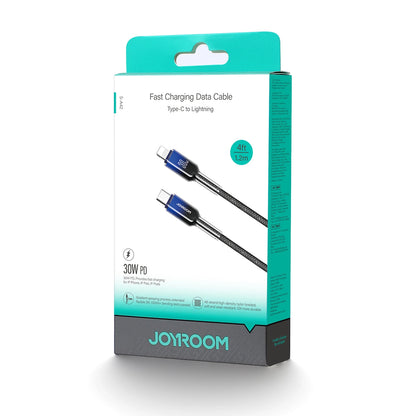 Joyroom S-A42 Crystal-Clear Series 30W USB-C - Lightning cable 1.2m - black_11