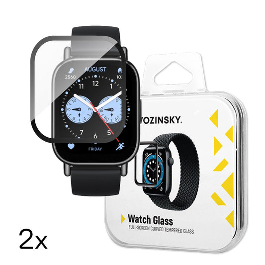 Wozinsky Full Glue Tempered Glass for Xiaomi Redmi Watch 5 Lite (2 pcs.)_0