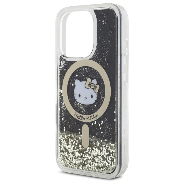 Hello Kitty Liquid Glitter Fever MagSafe iPhone 16 Pro Case - Gold_5
