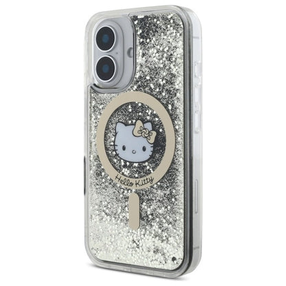 Hello Kitty Liquid Glitter Fever MagSafe iPhone 16 Case - Gold_1