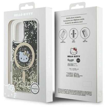 Hello Kitty Liquid Glitter Fever MagSafe iPhone 16 Case - Gold_7