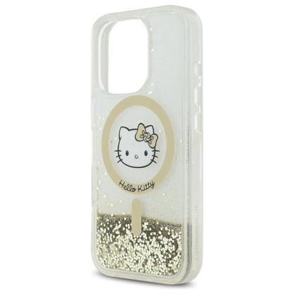 Hello Kitty Liquid Glitter Fever MagSafe Case for iPhone 16 Pro Max - Gold_5