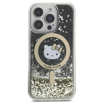 Hello Kitty Liquid Glitter Fever MagSafe Case for iPhone 16 Pro Max - Gold_2