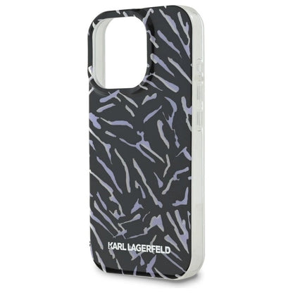Karl Lagerfeld Zebra With Cord iPhone 16 Pro Case - Purple_4