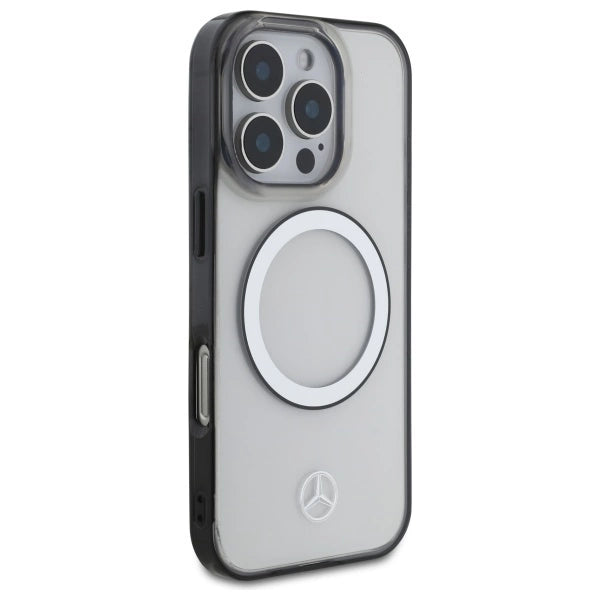 Mercedes Printed Logo MagSafe Case for iPhone 16 Pro Max - Clear_3