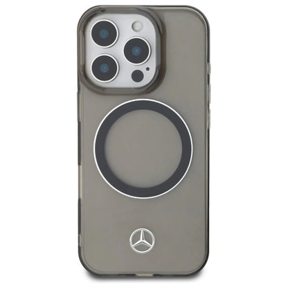 Mercedes Silver Ring MagSafe iPhone 16 Pro Max Case - Black_2