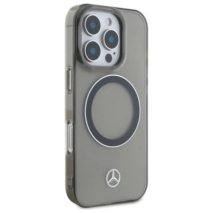 Mercedes Silver Ring MagSafe iPhone 16 Pro Max Case - Black_3