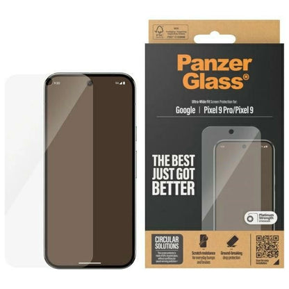 PanzerGlass Ultra-Wide Fit Screen Protection Tempered Glass for Google Pixel 9 / 9 Pro - Clear_0
