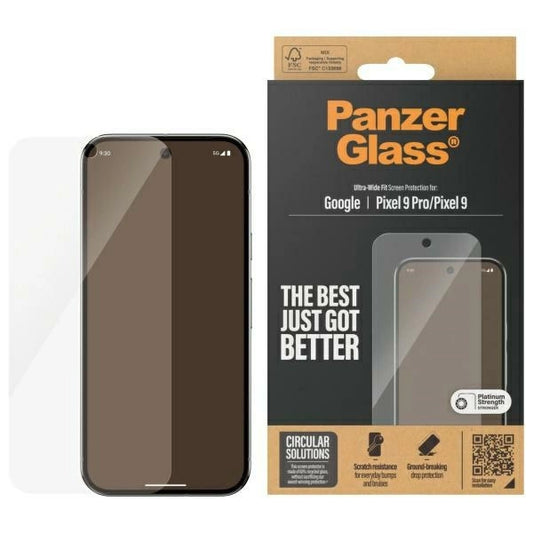 PanzerGlass Ultra-Wide Fit Screen Protection Tempered Glass for Google Pixel 9 / 9 Pro - Clear_0