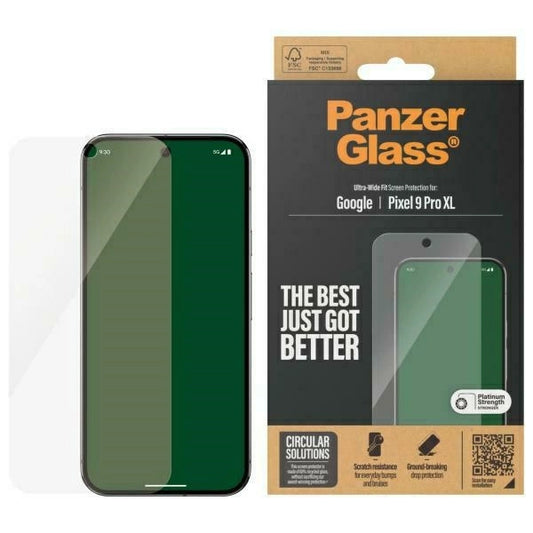 PanzerGlass Ultra-Wide Fit Screen Protection Tempered Glass for Google Pixel 9 Pro XL - Clear_0