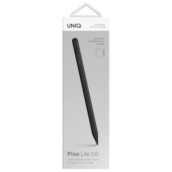 Uniq Pixo Lite 2.0 Magnetic Stylus for iPad - Black/Graphite Black_2