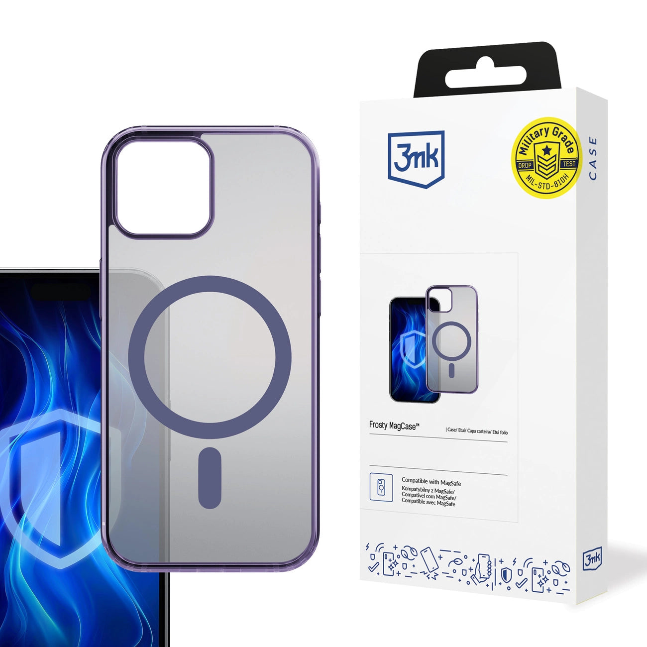 3mk Frosty MagCase purple for Apple iPhone 15 Plus - purple_0