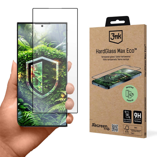 Tempered glass 3mk HardGlass Max Eco for Samsung Galaxy S24 Ultra_0