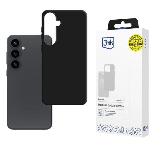 3mk Matt Case for Samsung Galaxy S25+ - Black_0