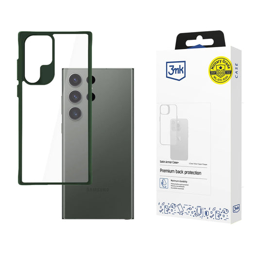 3mk Satin Armor Case+ Green for Samsung Galaxy S24 Ultra - transparent_0