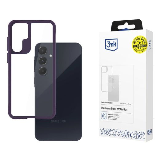 3mk Satin Armor Case+ Purple for Samsung Galaxy A55 5G - transparent_0