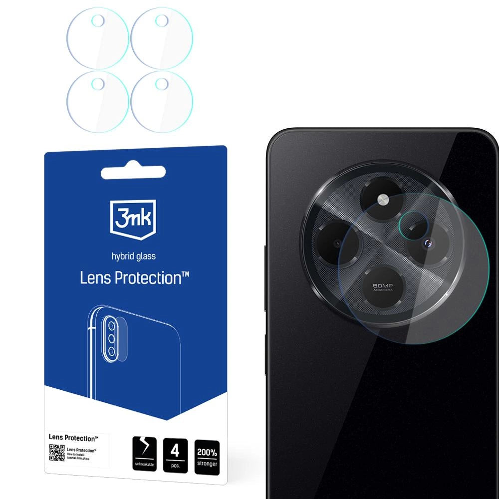 Hybrid Glass for Camera Lens 3mk Lens Protection for Xiaomi Redmi 14c_0
