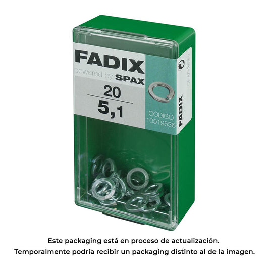 Caixa s 20 unid. anilha pressÃ£o 5,1mm fadix_0