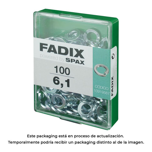Caixa m 100 unid. anilha pressÃ£o 6,1mm fadix_0