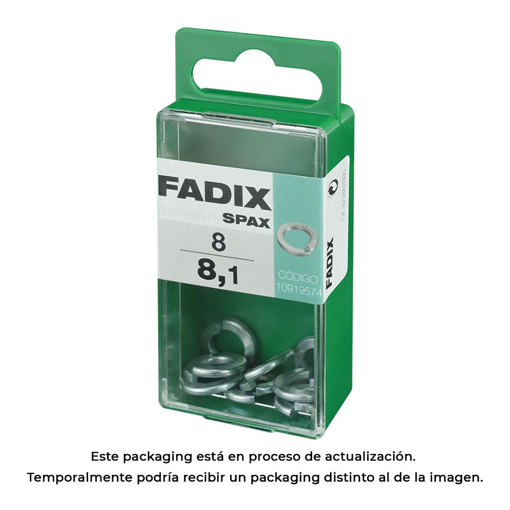 Caixa s 8 unid. anilha pressÃ£o 8,1mm fadix_0