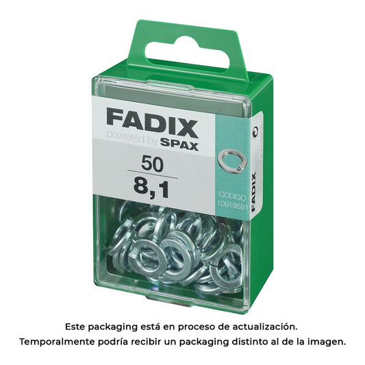 Caixa m 50 unid. anilha pressÃ£o 8,1mm fadix_0