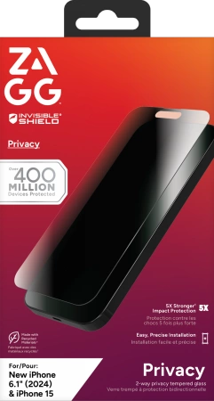 ZAGG InvisibleShield Glass Elite Privacy for iPhone 15/16_0