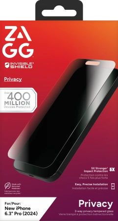 ZAGG InvisibleShield Glass Elite Privacy for iPhone 16 Pro_0
