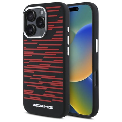 AMG Silicone Graphics MagSafe case for iPhone 16 Pro - black_0