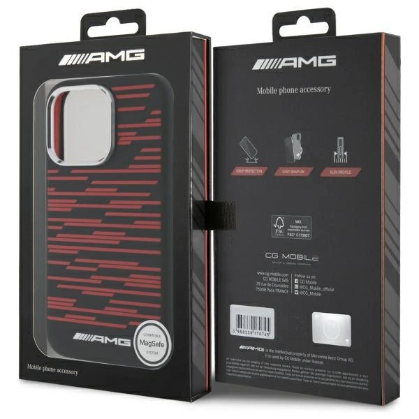AMG Silicone Graphics MagSafe case for iPhone 16 Pro - black_7