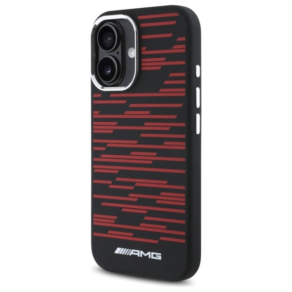 AMG Silicone Graphics MagSafe case for iPhone 16 - black_1