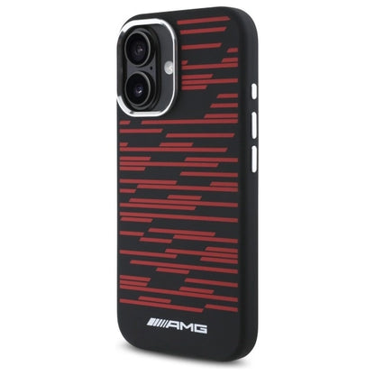 AMG Silicone Graphics MagSafe case for iPhone 16 - black_1