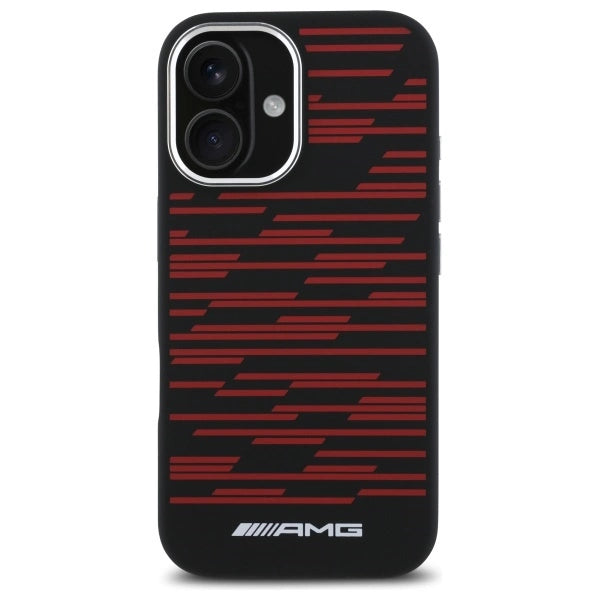 AMG Silicone Graphics MagSafe case for iPhone 16 - black_2